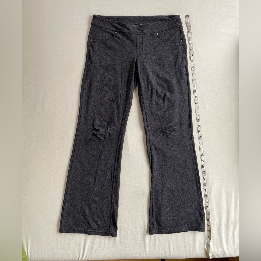 Athleta Dark Gray Athletic Flare Leggings